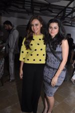 Sana Khan and Riddhi Dogra at AKA Resataurant, soon to open at Worli